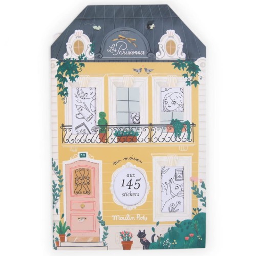 LES PARISIENNES książka z naklejkami Moulin Roty