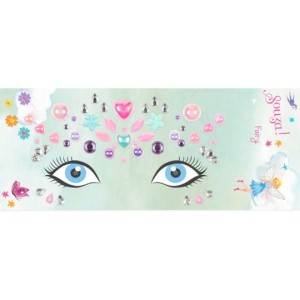 Zestaw samoprzylepnych cyrkonii na twarz FAIRY ELF SOUZA!