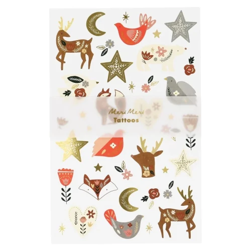 Zestaw tatuaży WOODLAND FOLK Meri Meri