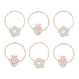 Zestaw elastycznych gumek STRAWBERRY Mimi & Lula