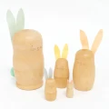 Zestaw drewnianych króliczków Meri Meri