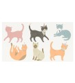 Zestaw tatuaży CUTE KITTENS Meri Meri
