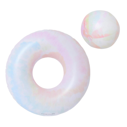 Zestaw plażowy KOŁO I PIŁKA TIE DYE SUNNYLIFE