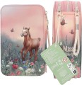 Piórnik szkolny z wyposażeniem MELODY HORSE FLOWERS