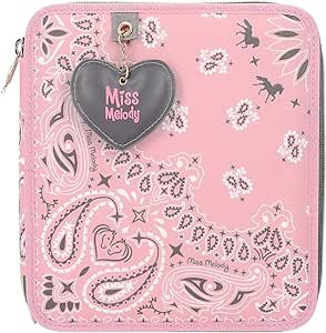 Dwukomorowy piórnik z wyposażeniem PINK HORSE