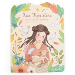 Kolorowanka z naklejkami LES ROSALIES