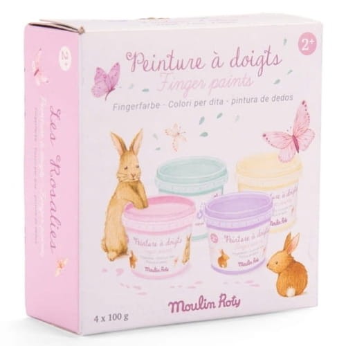 Farby do malowania palcami LES ROSALIES