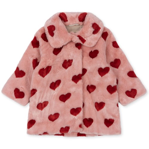 Puchaty płaszcz COEUR MELLOW 2-10 Y Konges Slojd