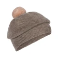 Beret z wełny merino SOFT BROWN Konges Slojd