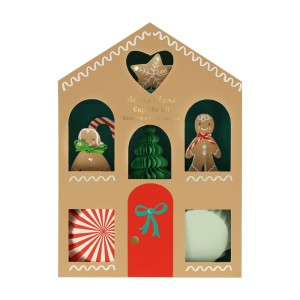 Zestaw do babeczek GINGERBREAD CUPCAKE Meri Meri 