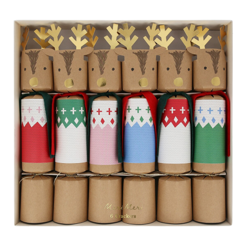 Petardy z niespodziankami XXL REINDEER Meri Meri