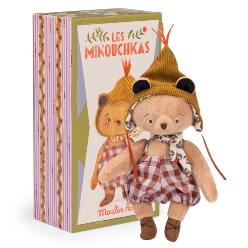 Miś EMILIE w ozdobnym pudełku LES MINOUCHKAS