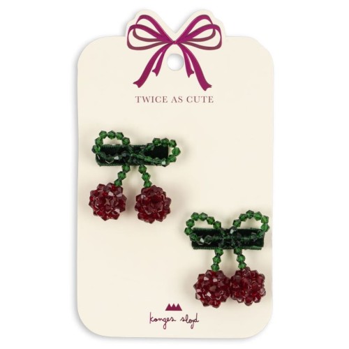 Zestaw spinek CHERRY HAIR CLIPS Konges Slojd