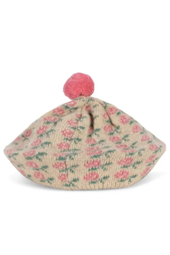 Wełniany beret BELOU ROSE Konges Slojd