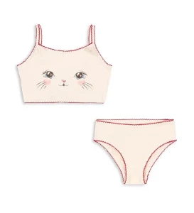 Strój kąpielowy KITTY BIKINI SOFT PINK 2-10 Y Konges Slojd  