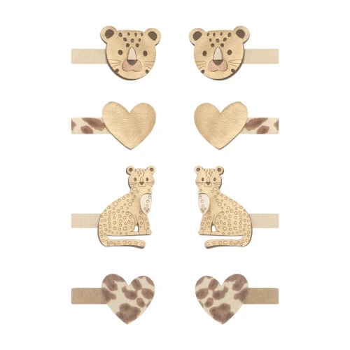 Zestaw spinek LARRY LEOPARD Mimi &amp; Lula