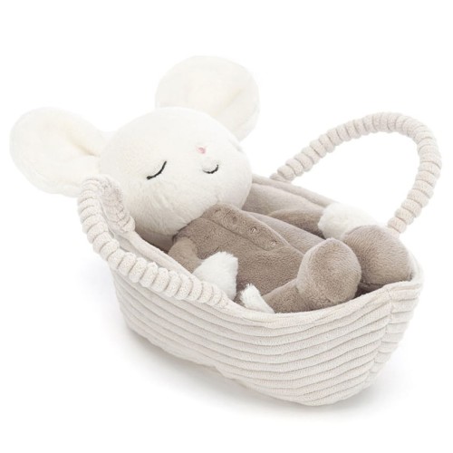 Przytulanka myszka w koszyczku Jellycat