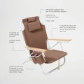 S51DBCRU Leżak SUNNYLIFE BEACH CHAIR RUSTICO