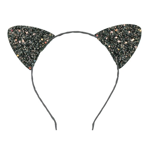 Opaska SPOOKY GLITTER CAT EARS Mimi &amp; Lula