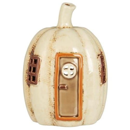 Latarenka house tealight pumpkin-shaped rust-coloured door 27672-00 Ib Laursen