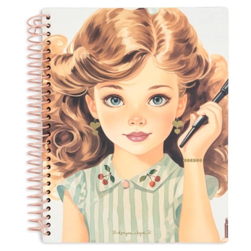 Książka z naklejkami GLAM ME UP STICKER BOOK Konges Slojd
