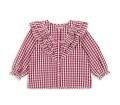 Bluzka KIM FRILL CHECK 2-10 Y Konges Slojd