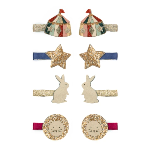 Zestaw spinek CIRCUS MINI CLIPS Mimi &amp; Lula