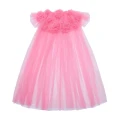 Tiulowa peleryna PINK RUFFLE CAPE Mimi &amp; Lula