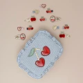 183004-10 Torebka STRIPED CHERRY BAG Mimi &amp; Lula