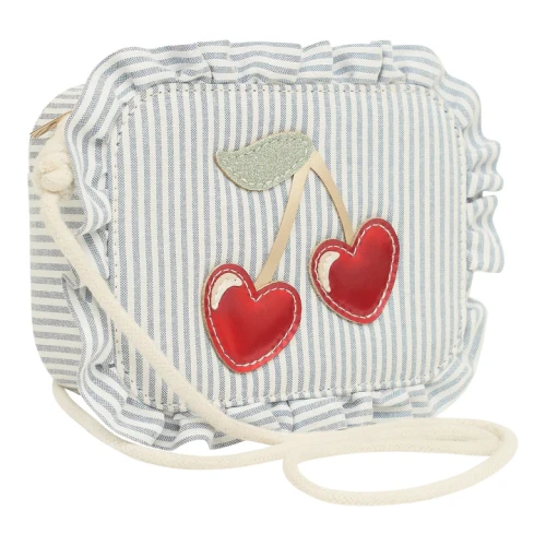 183004-10 Torebka STRIPED CHERRY BAG Mimi &amp; Lula