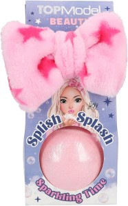 Zestaw do kąpieli - opaska z kokardą oraz kula kąpielowa