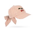 Czapka z daszkiem ELLIE BOW AMOUR STRIPE 2-8 lat Konges Sloj