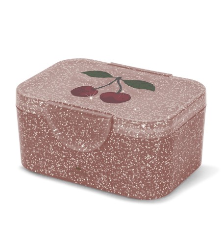 Lunchbox CHERRY GLITTER Konges Slojd