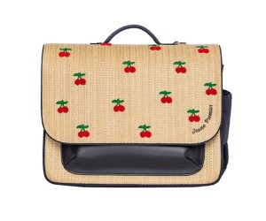 Tornister szkolny RAFFIA CHERRY JEUNE PREMIER 