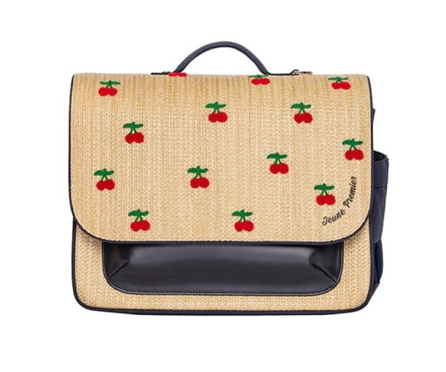 Tornister szkolny RAFFIA CHERRY JEUNE PREMIER