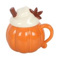Kubek z pokrywką AUTUMN PUMPKIN 400 ml SOMETHING DIFFERENT
