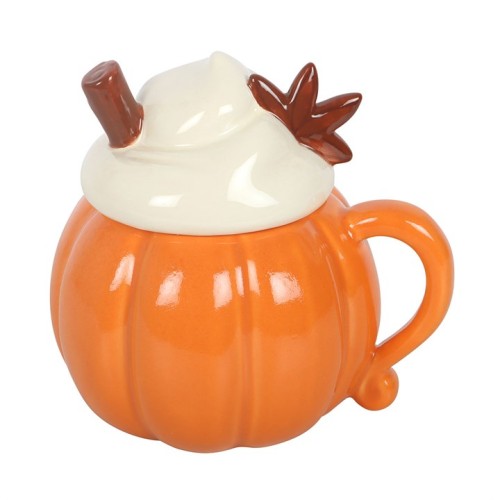 Kubek z pokrywką AUTUMN PUMPKIN 400 ml SOMETHING DIFFERENT