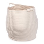 Koszyk bawełniany KWANDO WHITE 40 cm