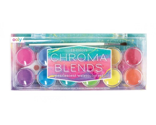 Perłowe farby akwarelowe CHROMA