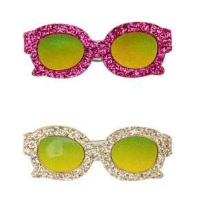 Zestaw spinek GLITTERY SUNGLASSES