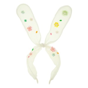 Opaska transparentna z brokatem Meri Meri