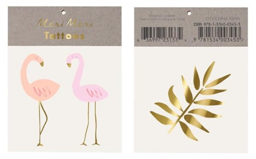 Tatuaże Flamingi