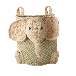 Pleciony koszyk wiszący ELEPHANT RICE