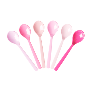 Zestaw 6 łyżeczek 50 SHADES OF PINK RICE