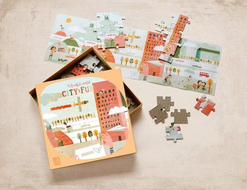 Puzzle CITY FUN Marbushka
