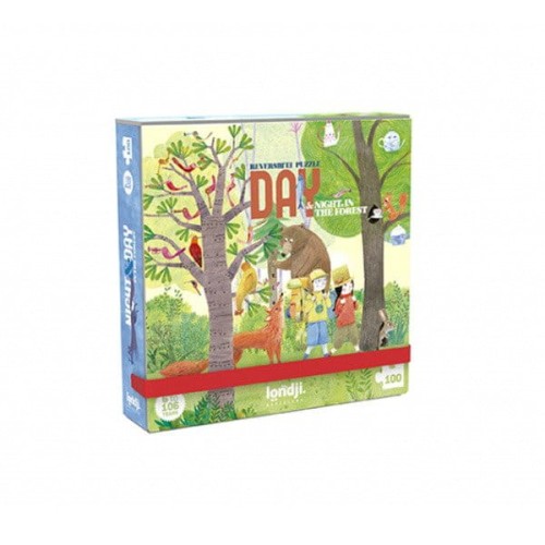 Puzzle Dwustronne Noc i Dzień