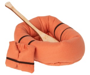 Ponton z kamizelką dla myszek ORANGE Maileg