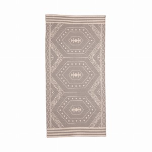 Dywan bawełniany dwustronny COMBY GREY 70 x 140 cm 