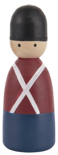 Drewniany żołnierzyk L Ib Laursen