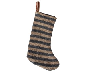 Świąteczna skarpeta dla myszek PETROL/SAND 8 cm Maileg